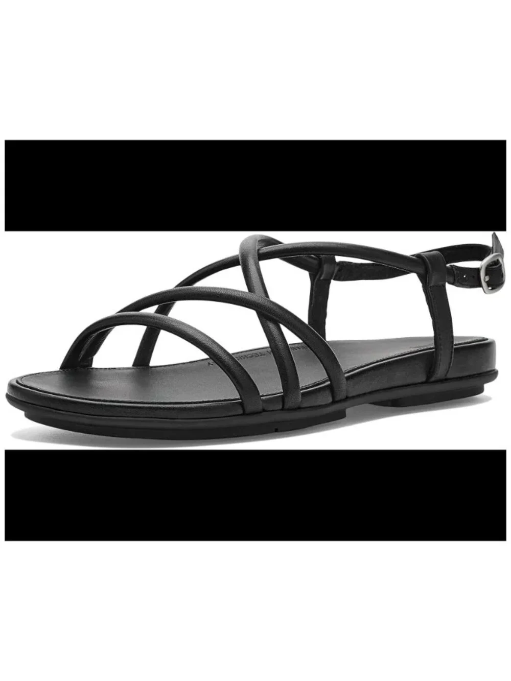 NWT FitFlop Gracie Leather Strappy Back-Strap Sandals